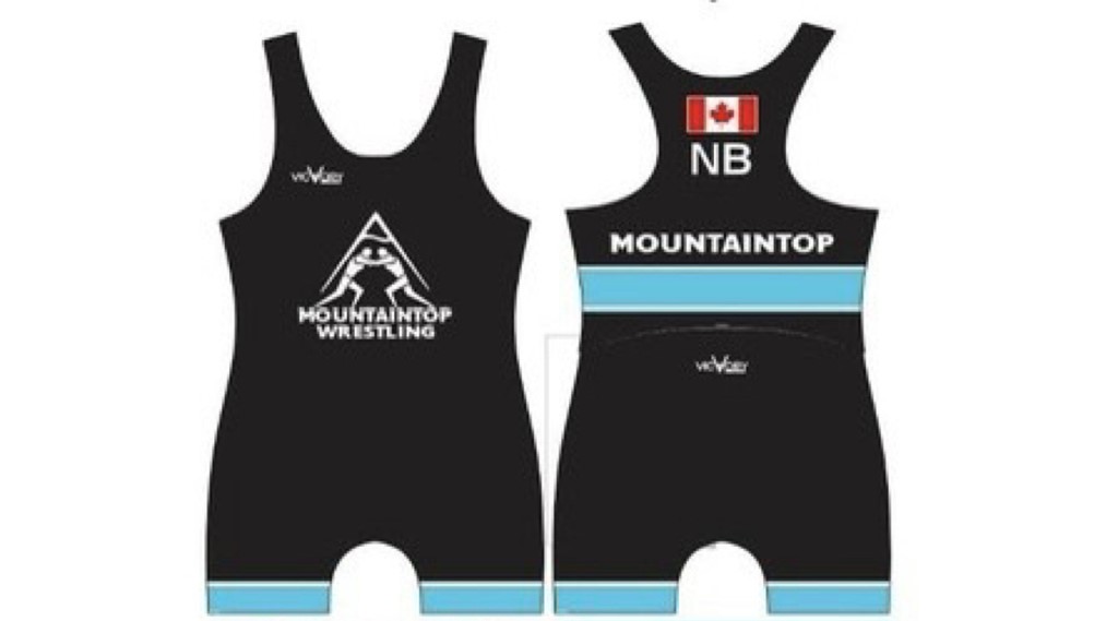 Mountaintop Wrestling Club Blue Singlet